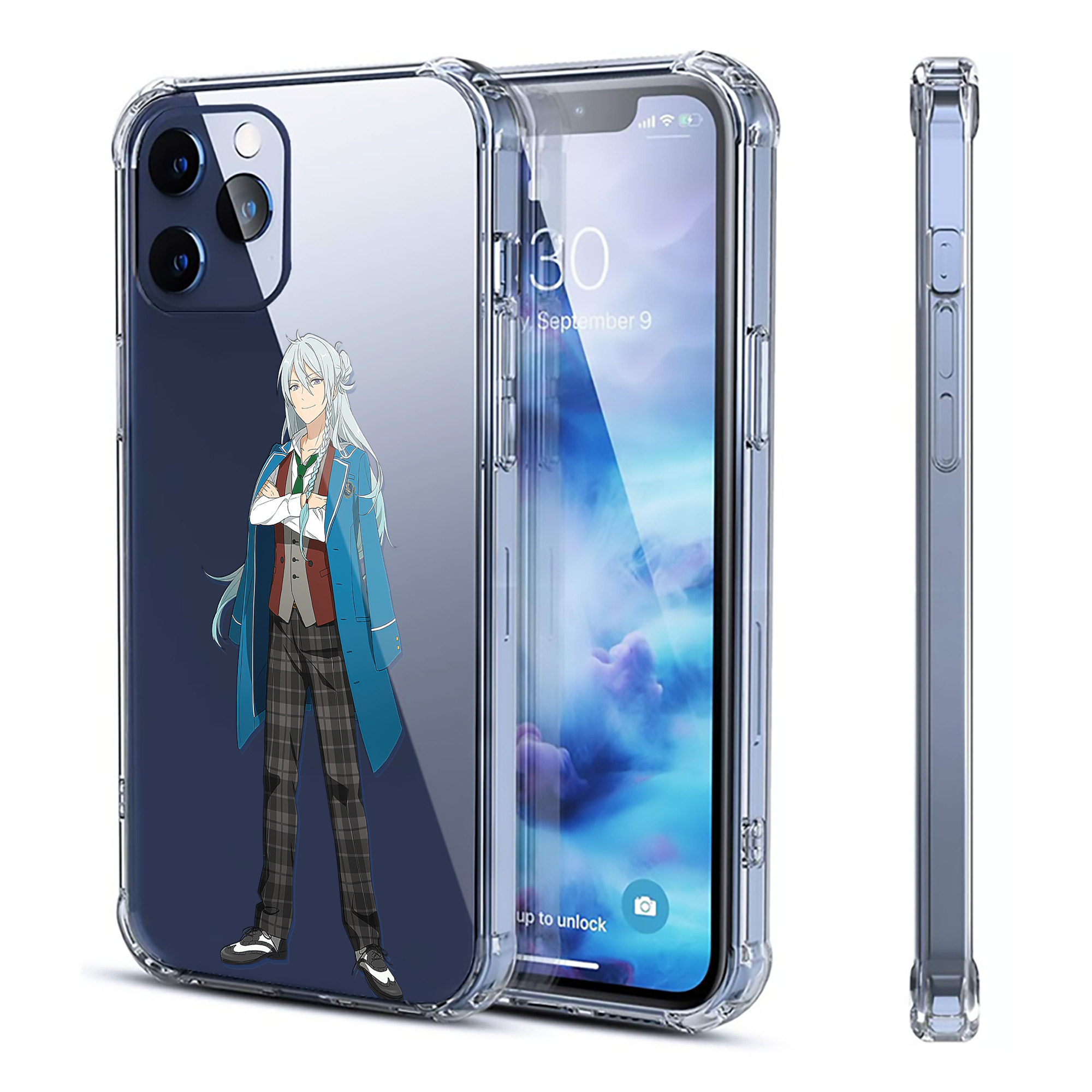 （画像用） あんさんぶるスターズ! Ensemble Stars 【iPhone 12シリーズ対応】透明スマホケース（クリアソフトケース）